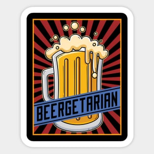 Brewer Brewery Carft Beer Drinker Beergetarian Sticker